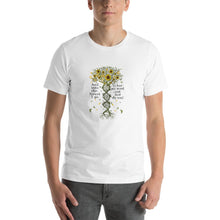 Load image into Gallery viewer, Sunflower image, and into the forest i go Unisex T-Shirt