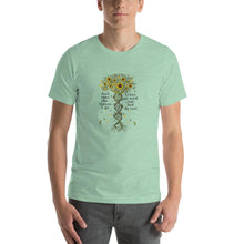 Load image into Gallery viewer, Sunflower image, and into the forest i go Unisex T-Shirt